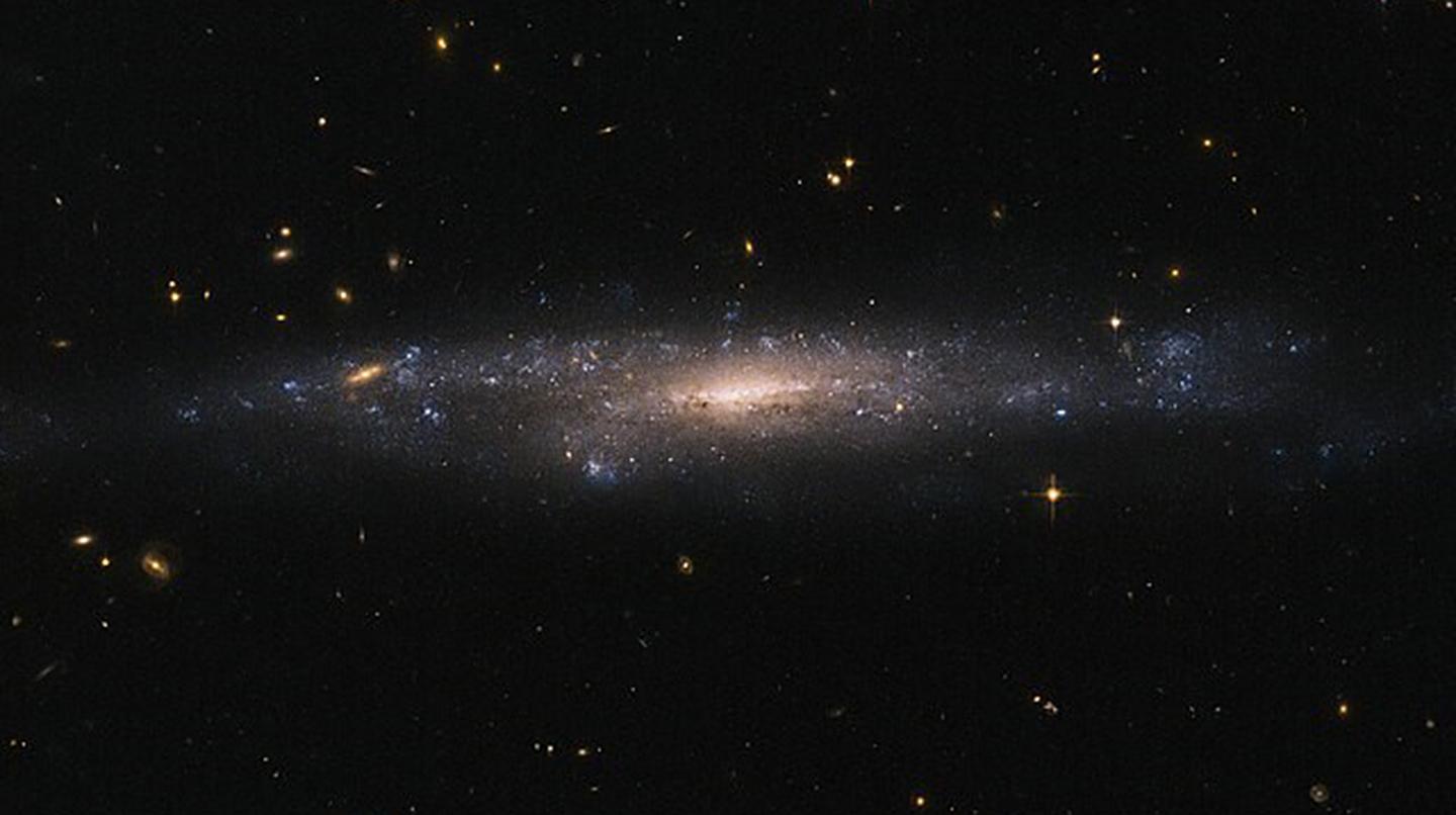 A galaxy in space